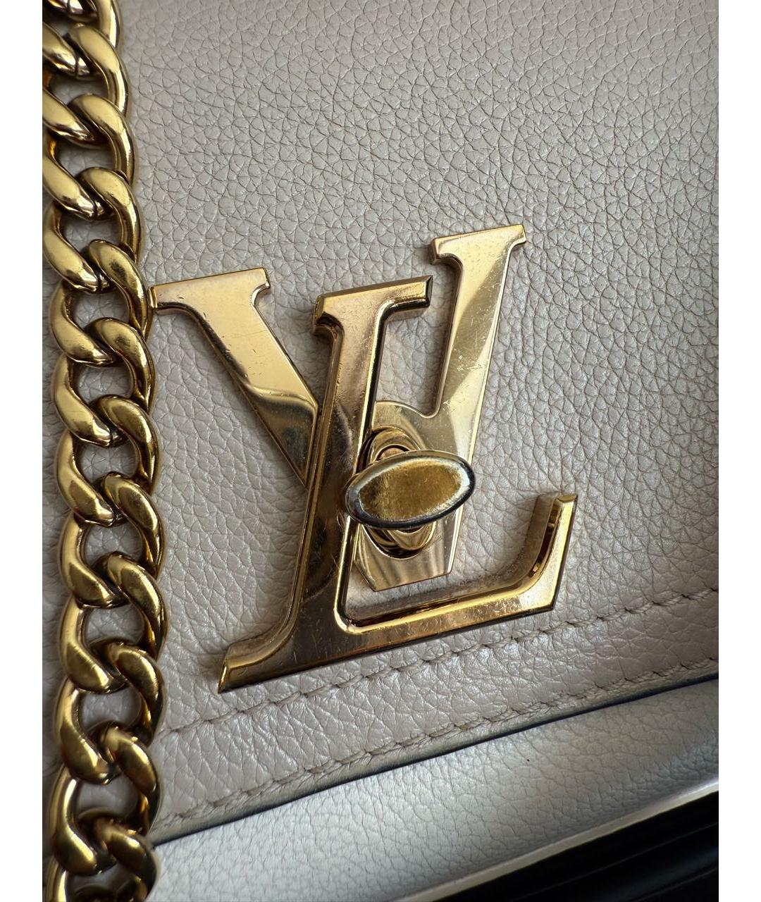 LOUIS VUITTON Бежевая сумка через плечо из искусственной кожи, фото 6