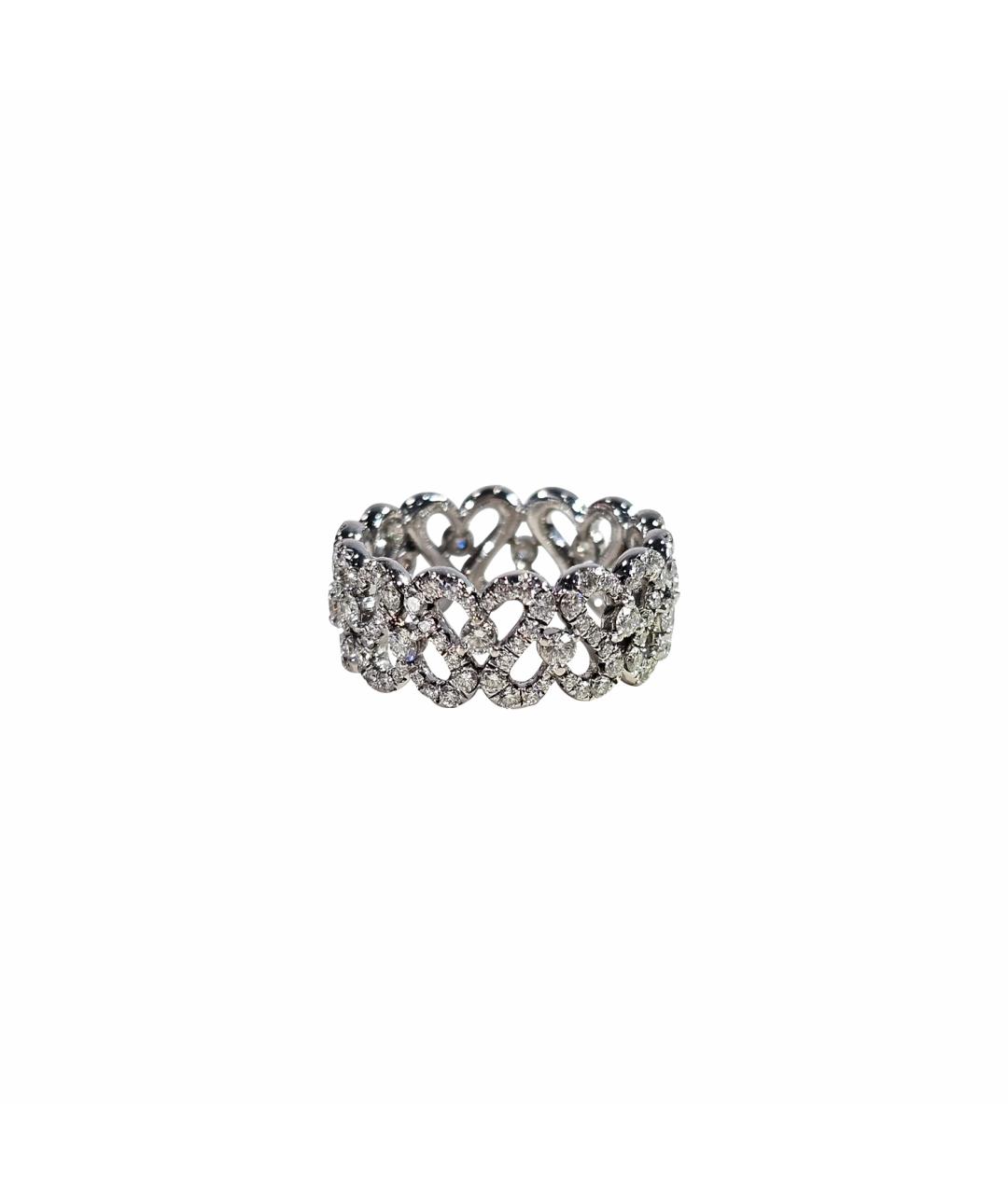 DE BEERS Серебряное кольцо из белого золота, фото 1