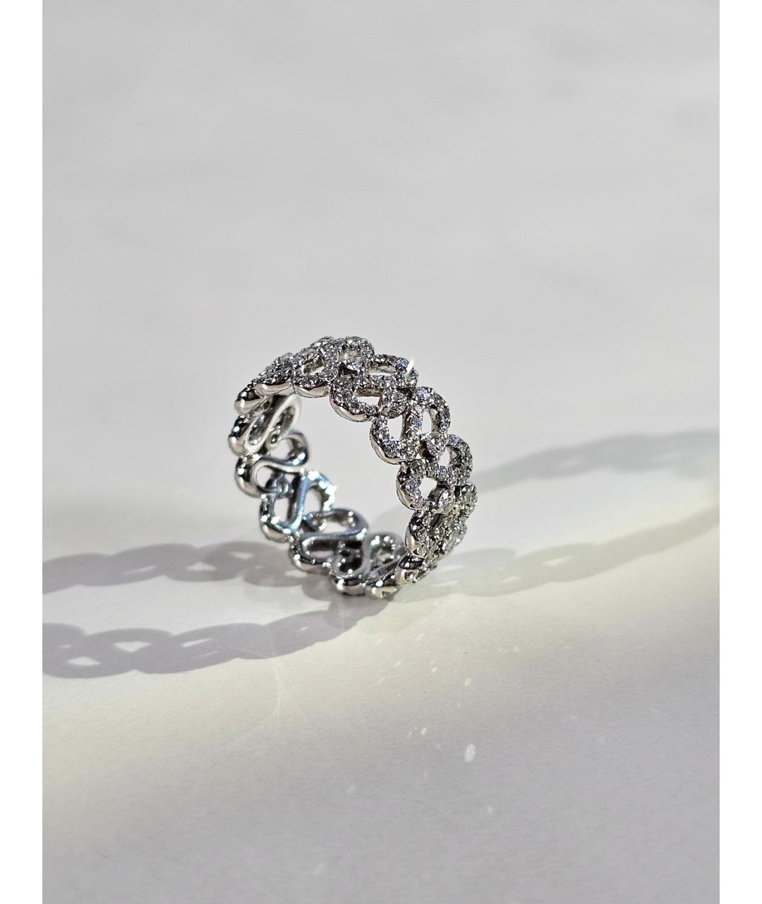 DE BEERS Серебряное кольцо из белого золота, фото 3
