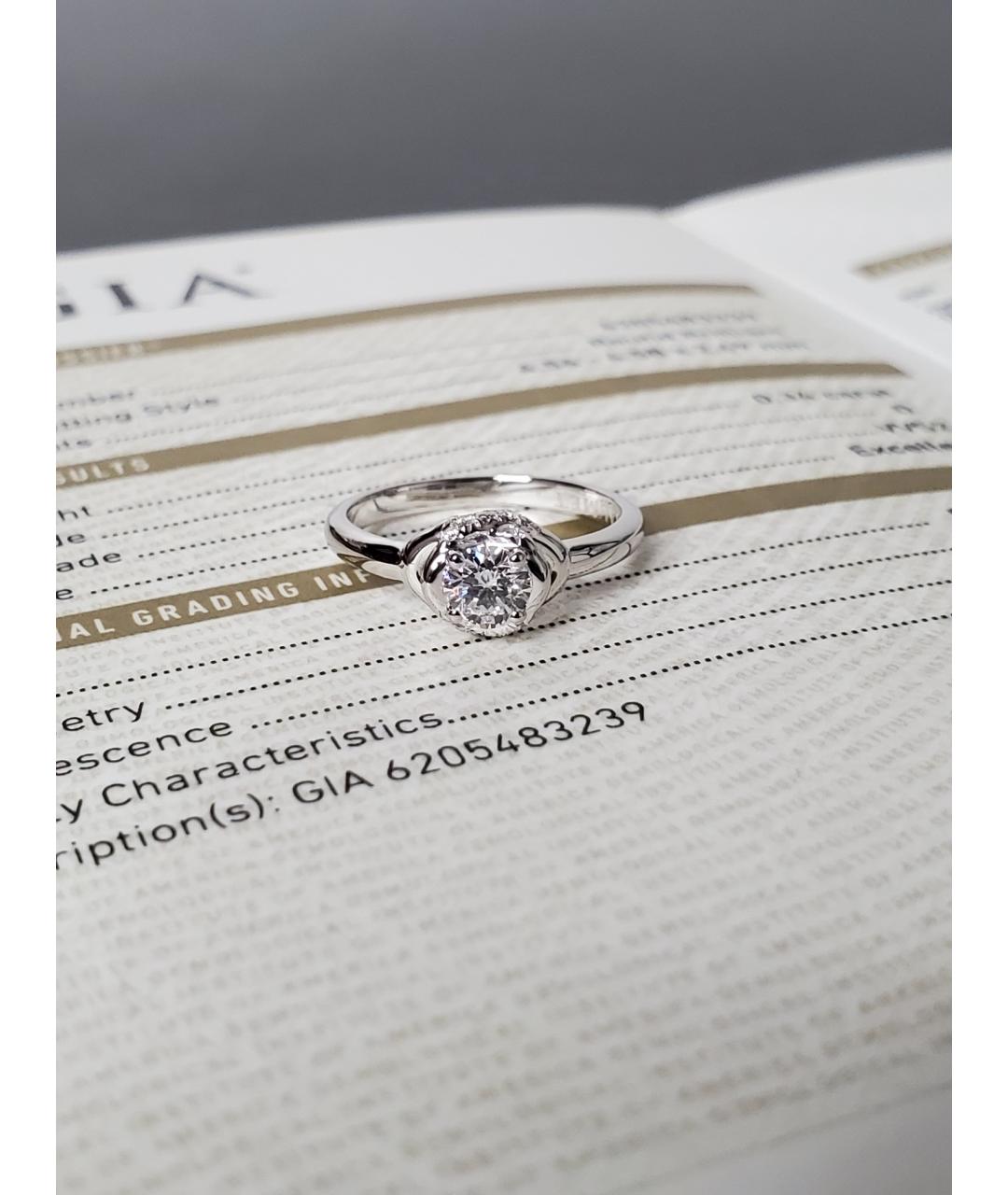 CHAUMET Серебряное платиновое кольцо, фото 7