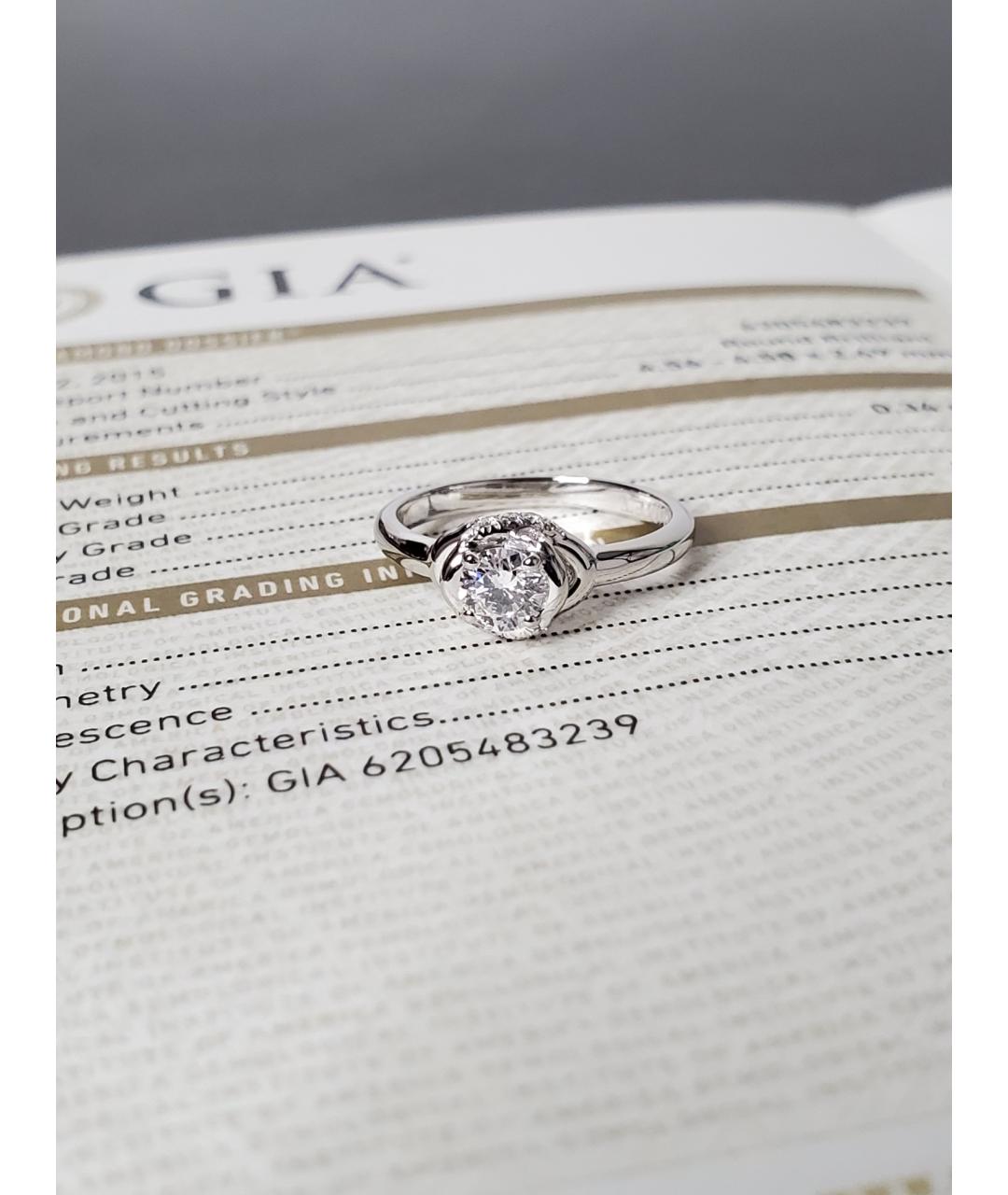 CHAUMET Серебряное платиновое кольцо, фото 4