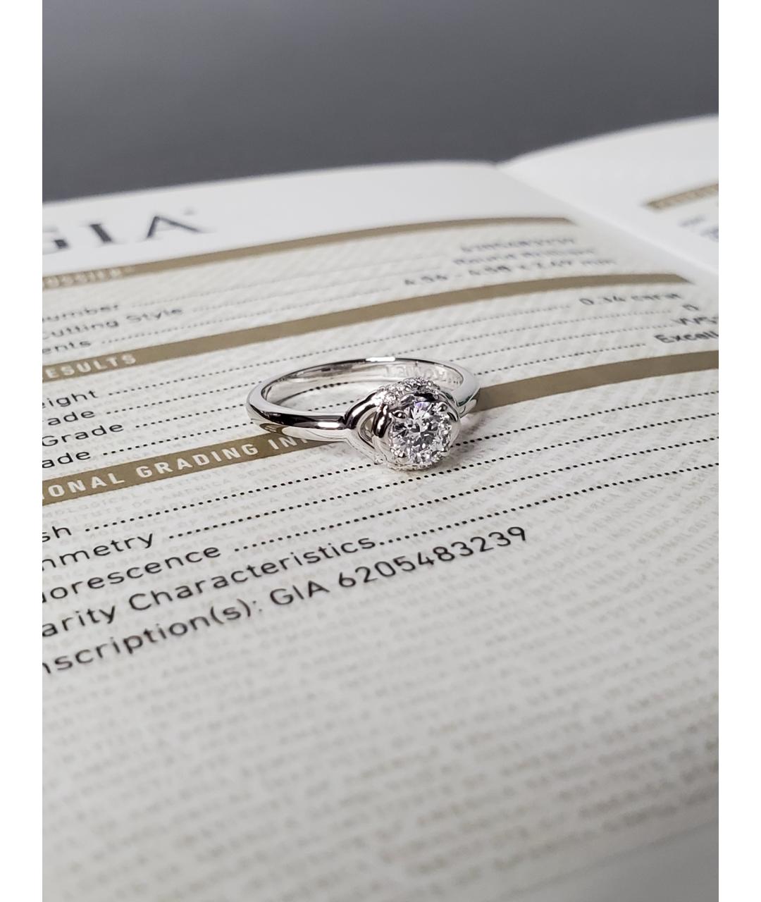 CHAUMET Серебряное платиновое кольцо, фото 5