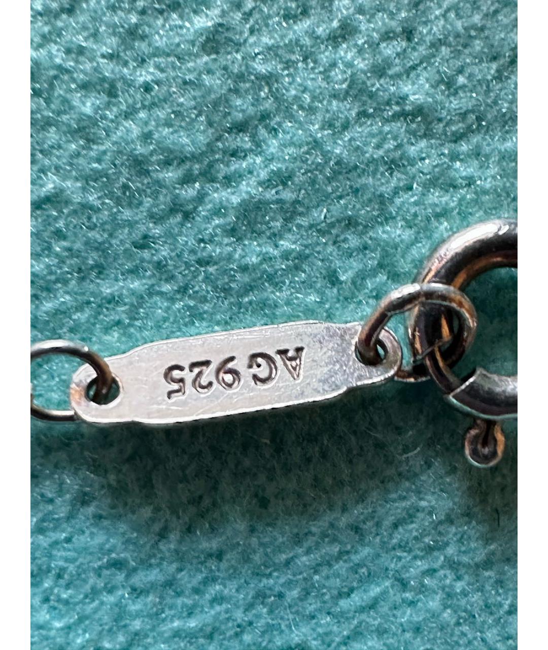 TIFFANY&CO Бирюзовое серебряное колье, фото 6
