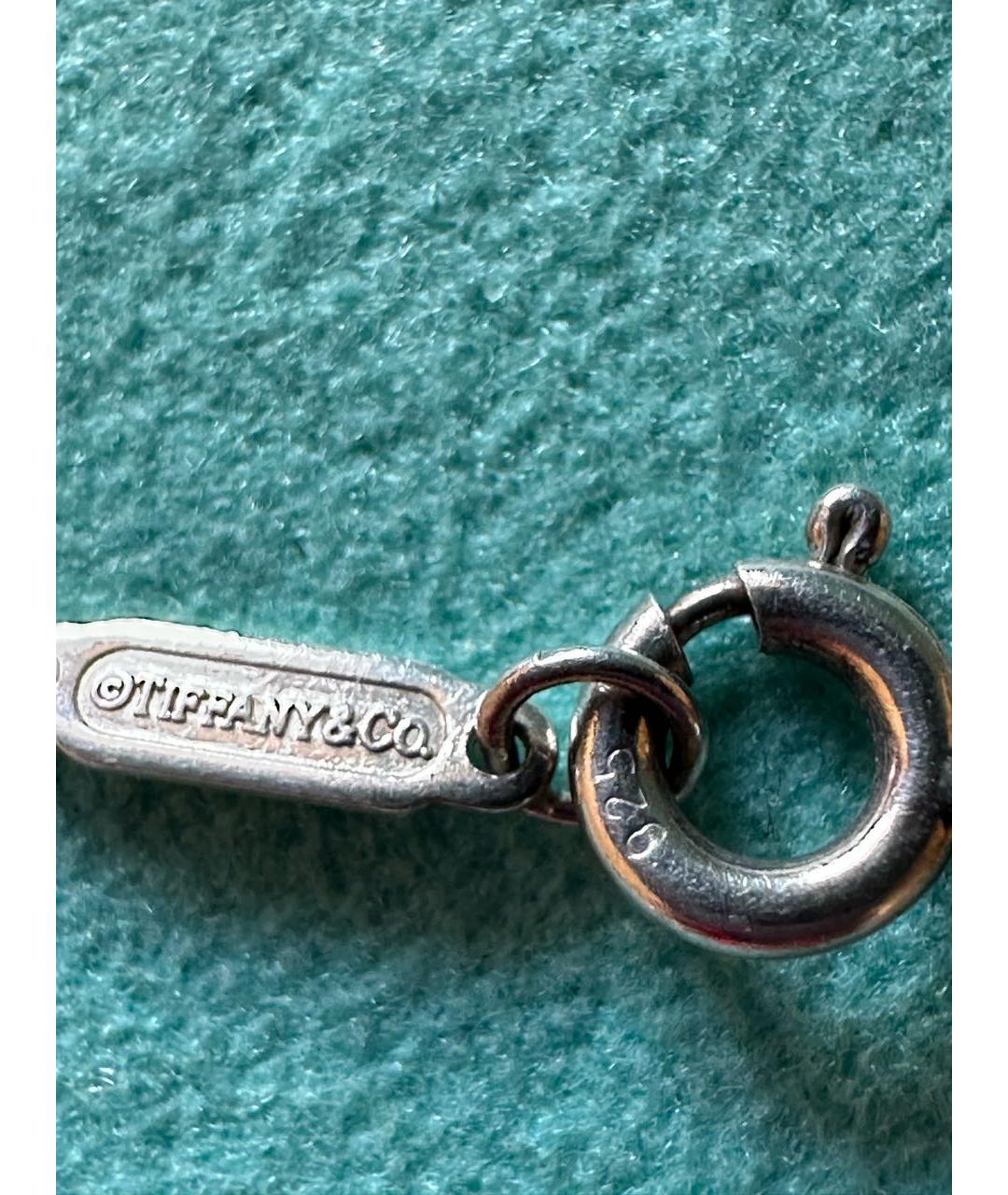 TIFFANY&CO Бирюзовое серебряное колье, фото 5