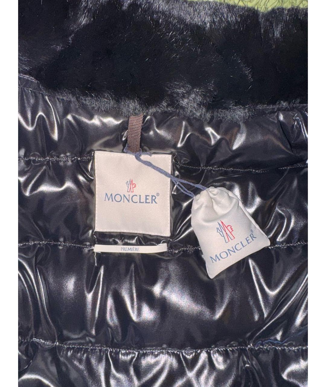 MONCLER Темно-синяя шерстяная куртка, фото 3