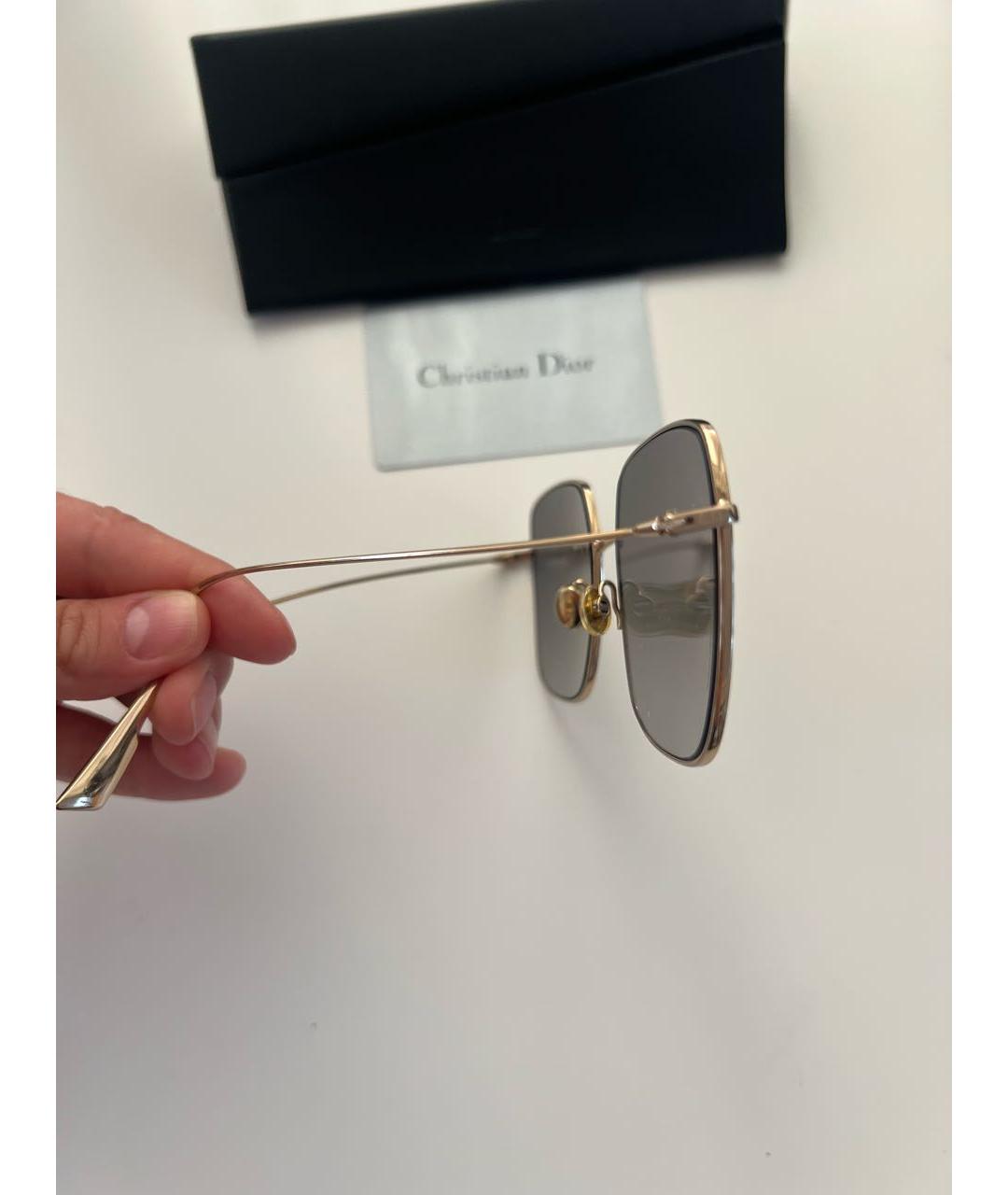 CHRISTIAN DIOR Мульти металлические солнцезащитные очки, фото 2