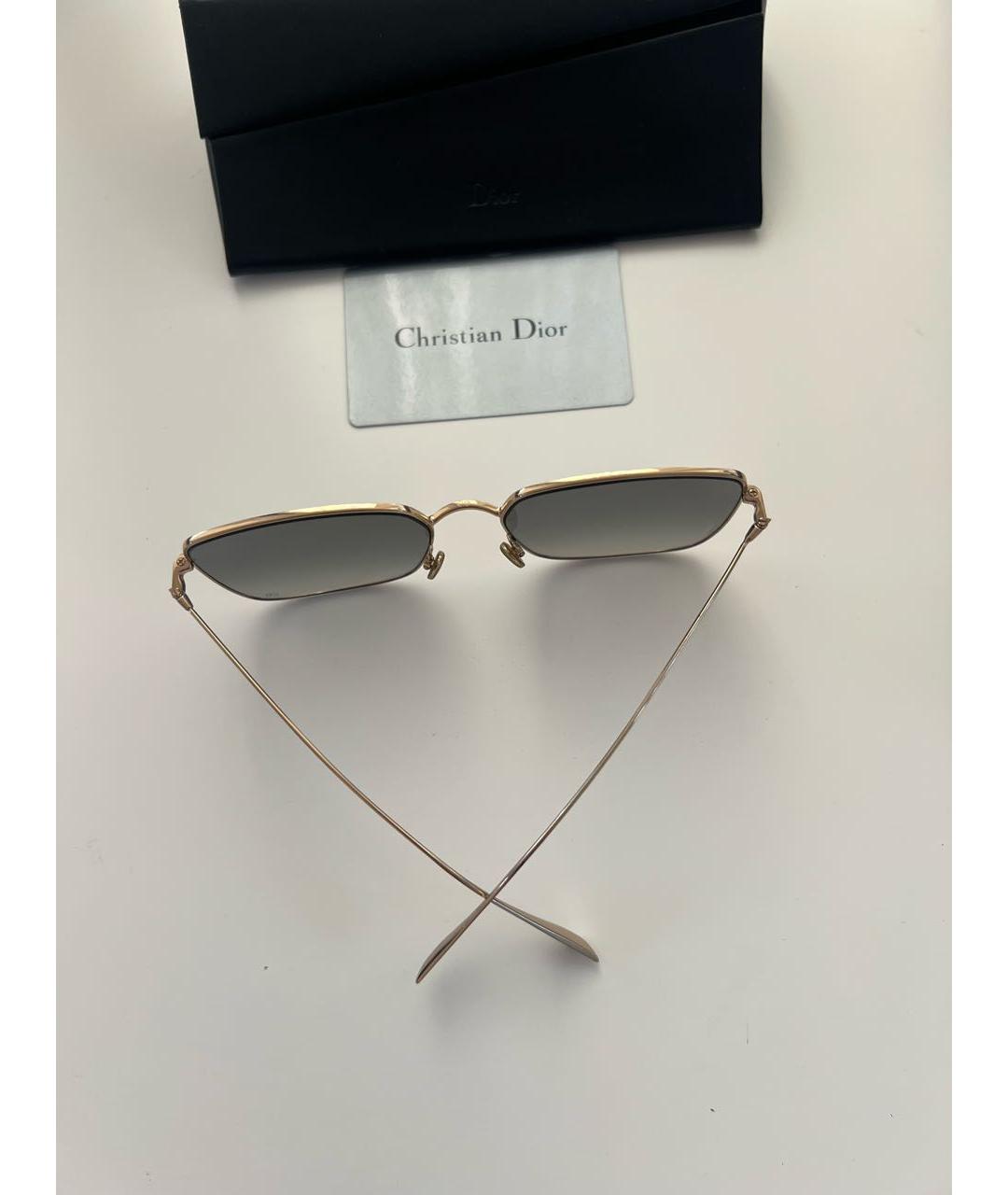 CHRISTIAN DIOR Мульти металлические солнцезащитные очки, фото 5