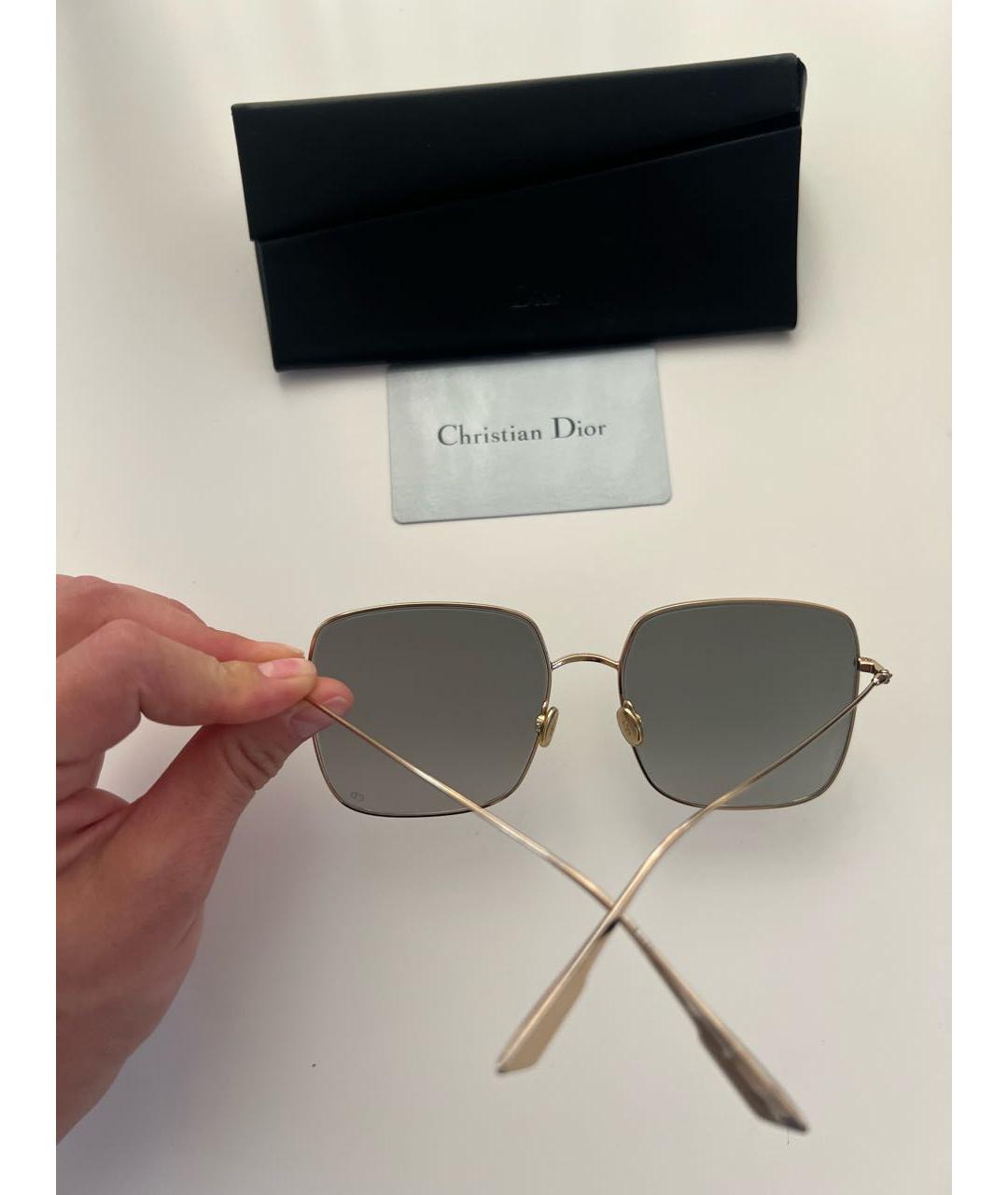 CHRISTIAN DIOR Мульти металлические солнцезащитные очки, фото 6