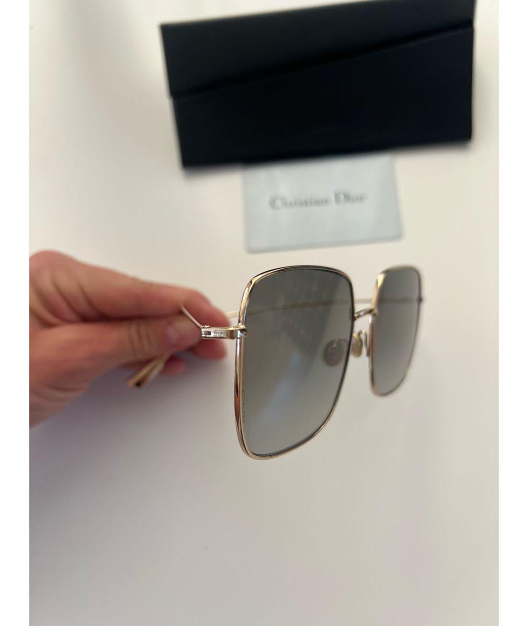 CHRISTIAN DIOR Мульти металлические солнцезащитные очки, фото 3