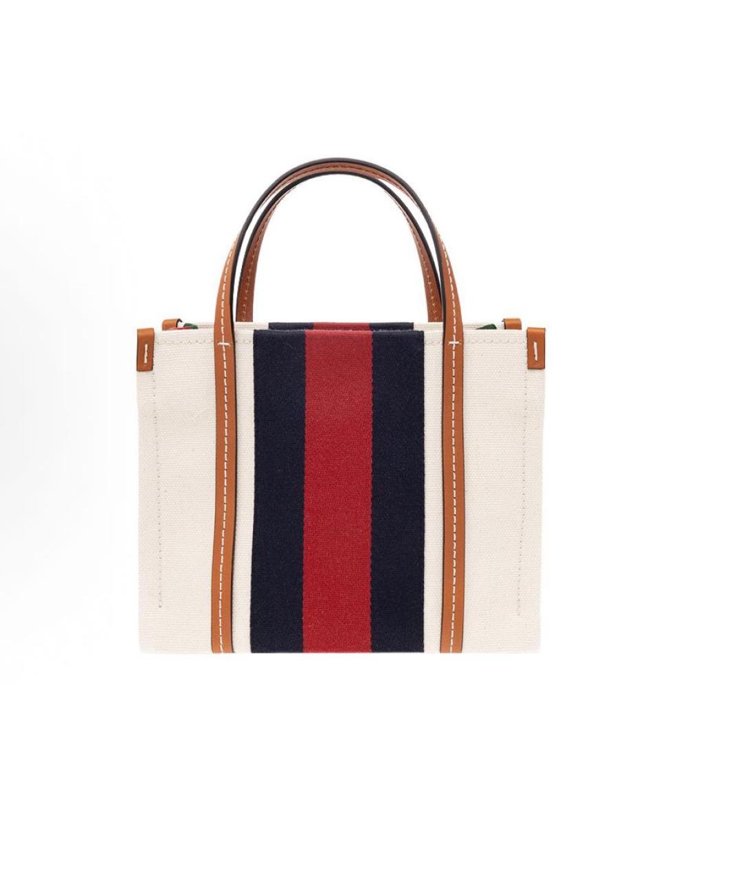 GUCCI Белая пляжная сумка, фото 3