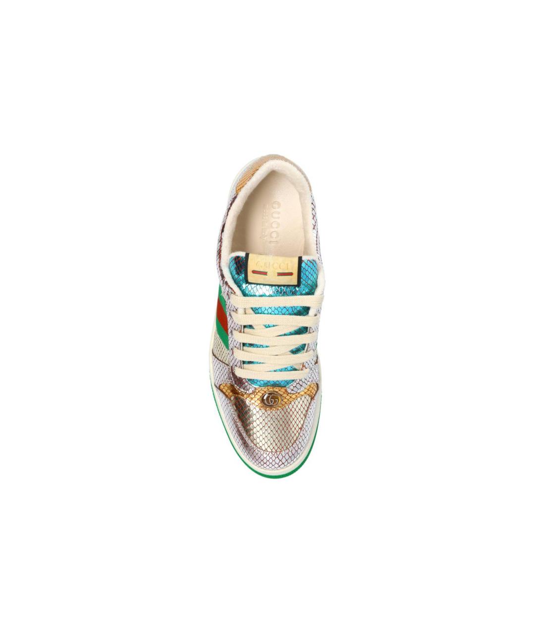 GUCCI Мульти низкие кроссовки / кеды, фото 4