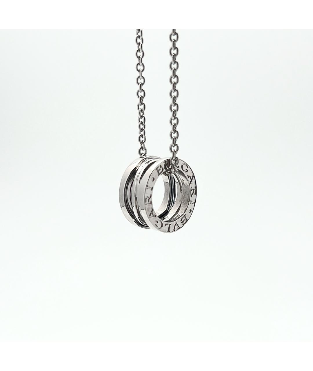 BVLGARI Серебряное колье из белого золота, фото 5