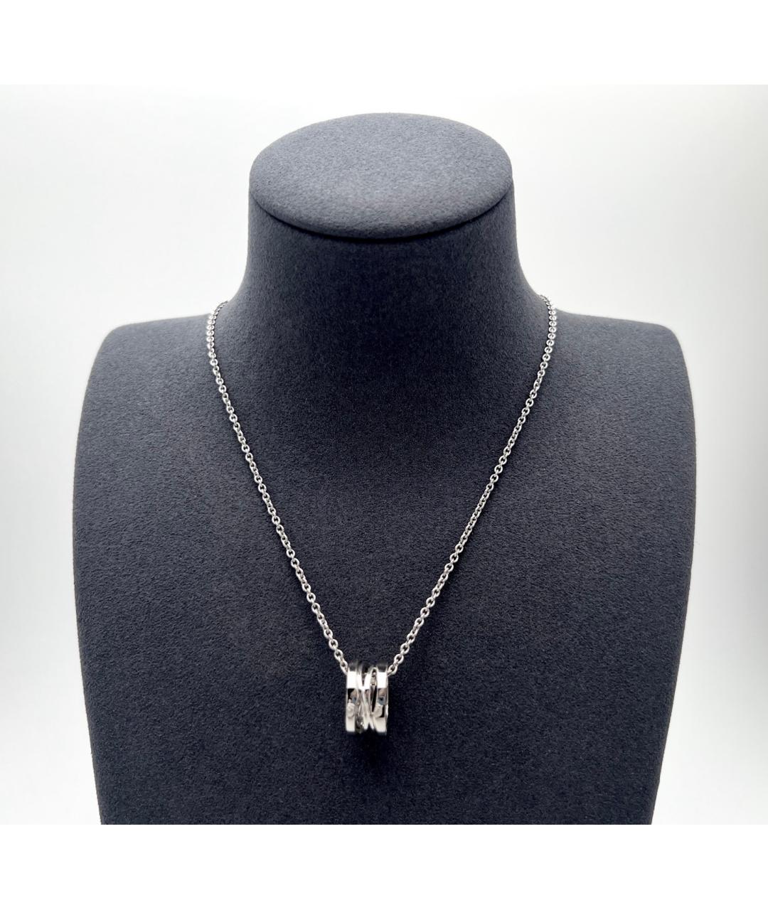 BVLGARI Серебряное колье из белого золота, фото 3
