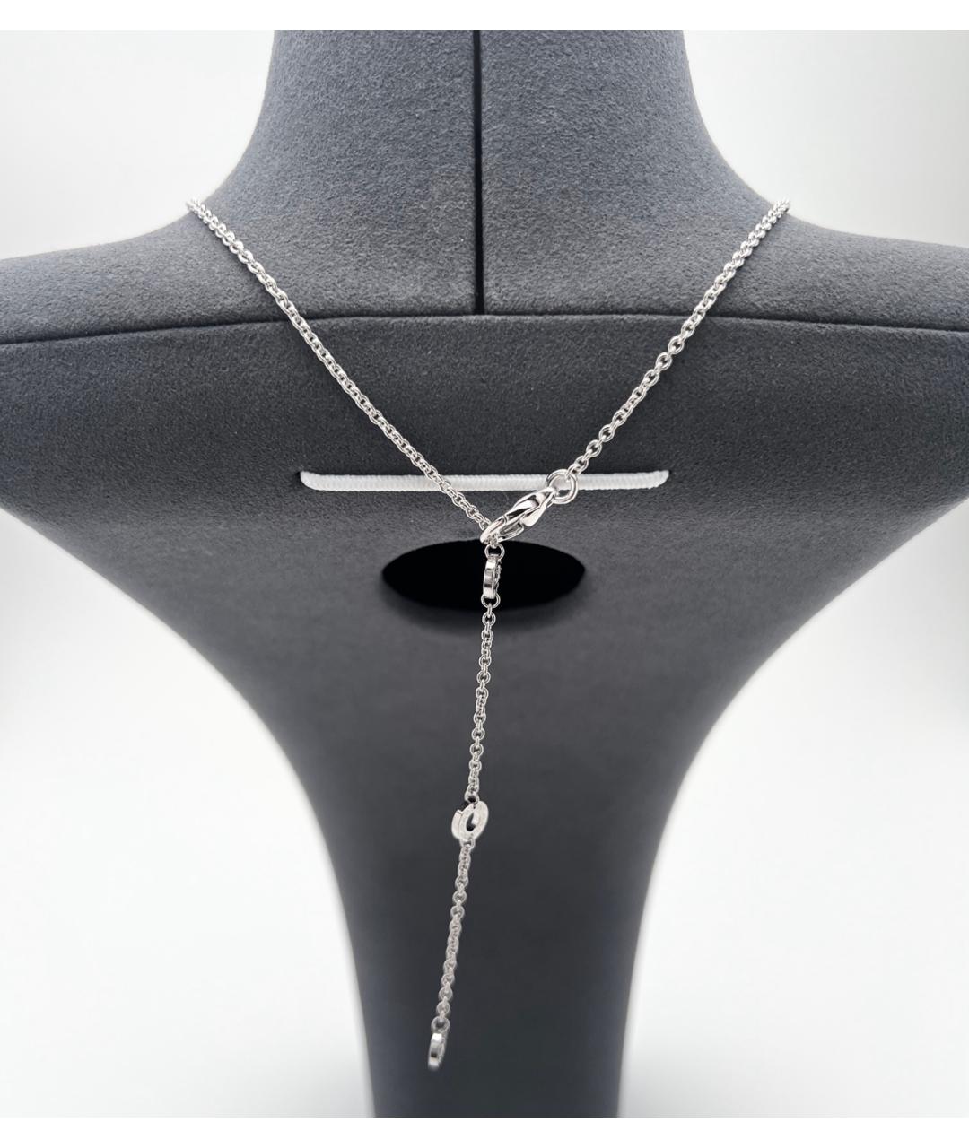 BVLGARI Серебряное колье из белого золота, фото 4