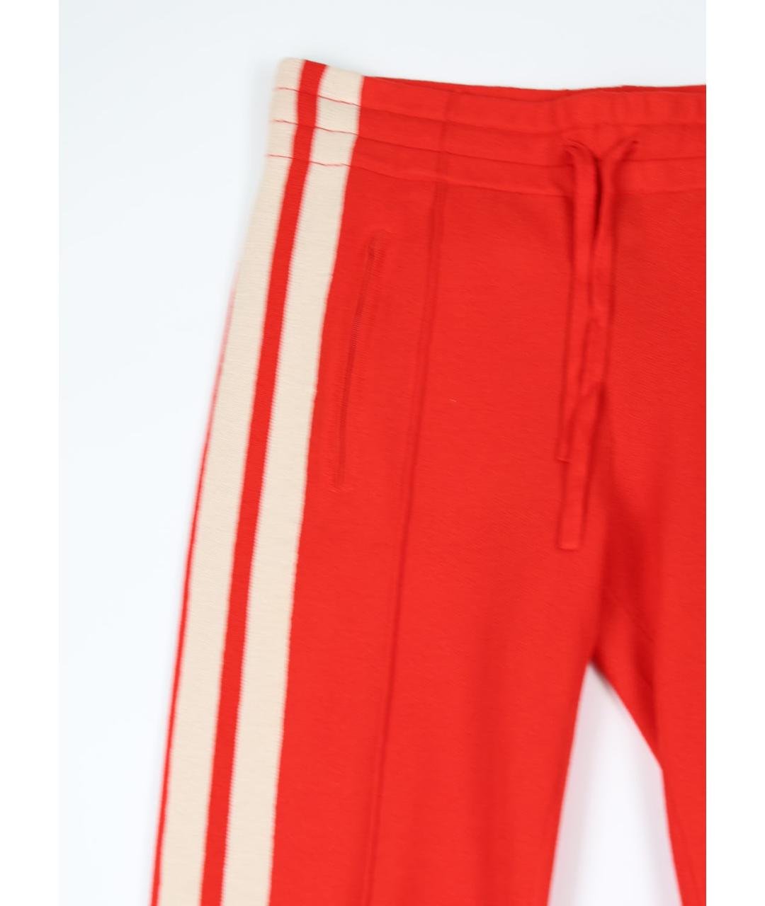ISABEL MARANT Красные вискозные прямые брюки, фото 5