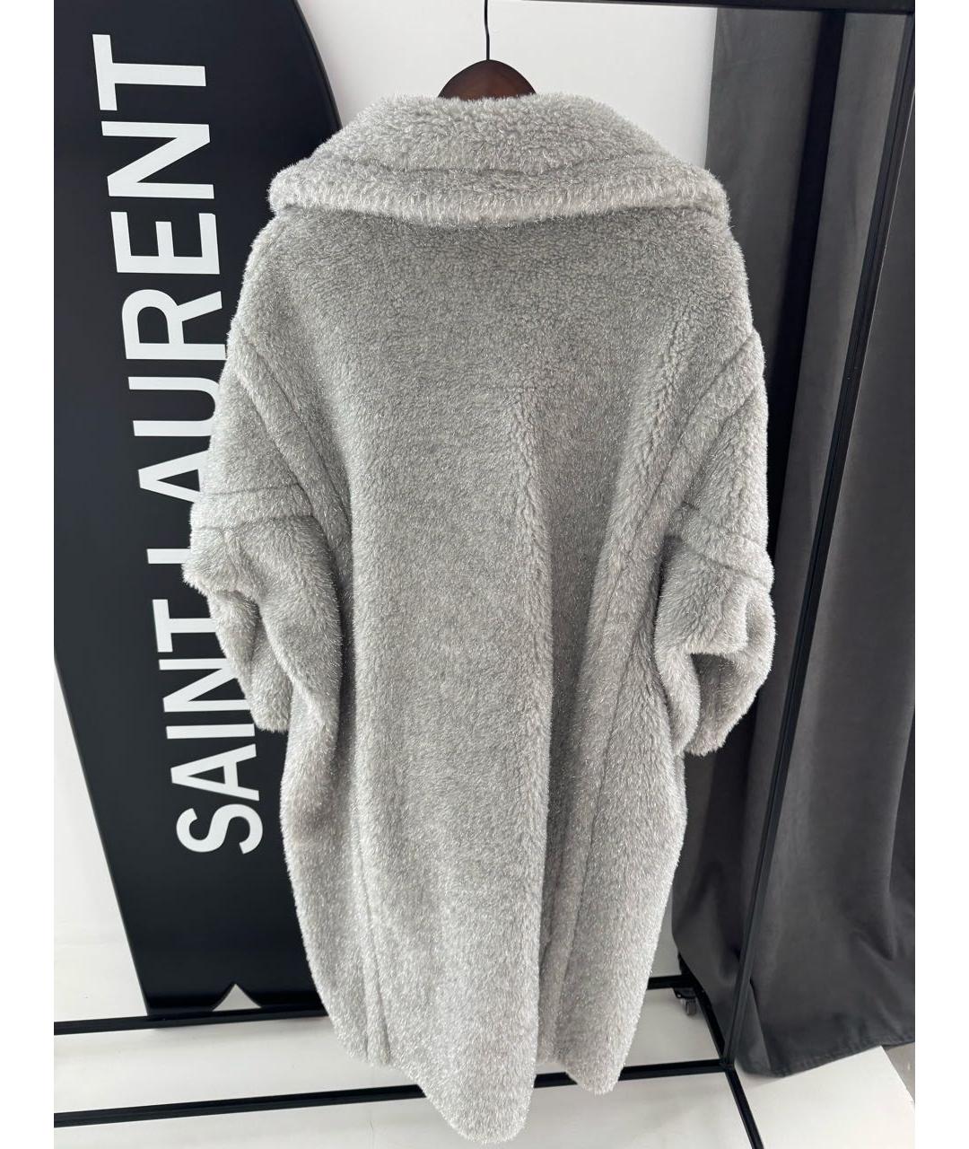MAX MARA Серая шуба, фото 3