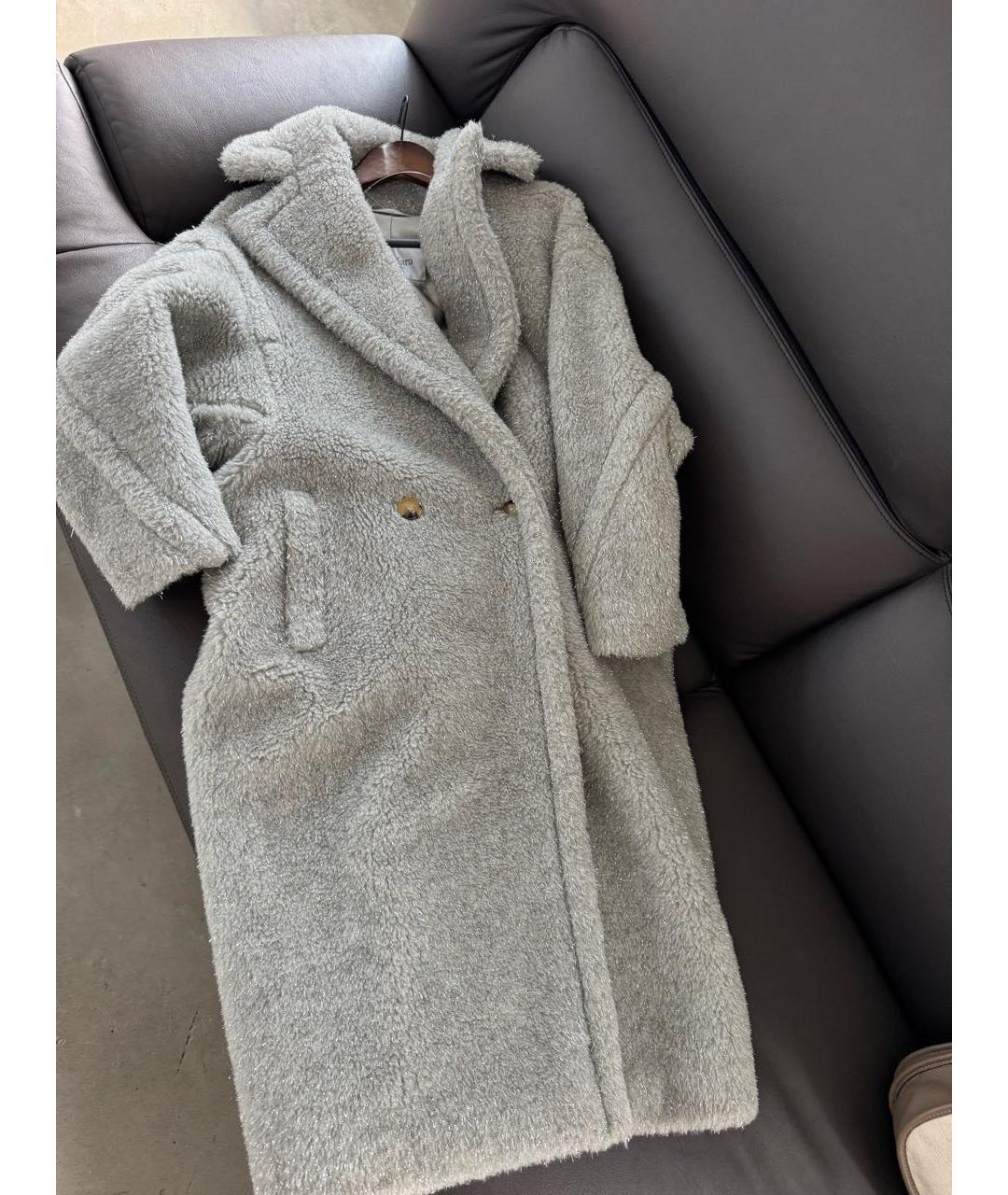 MAX MARA Серая шуба, фото 8