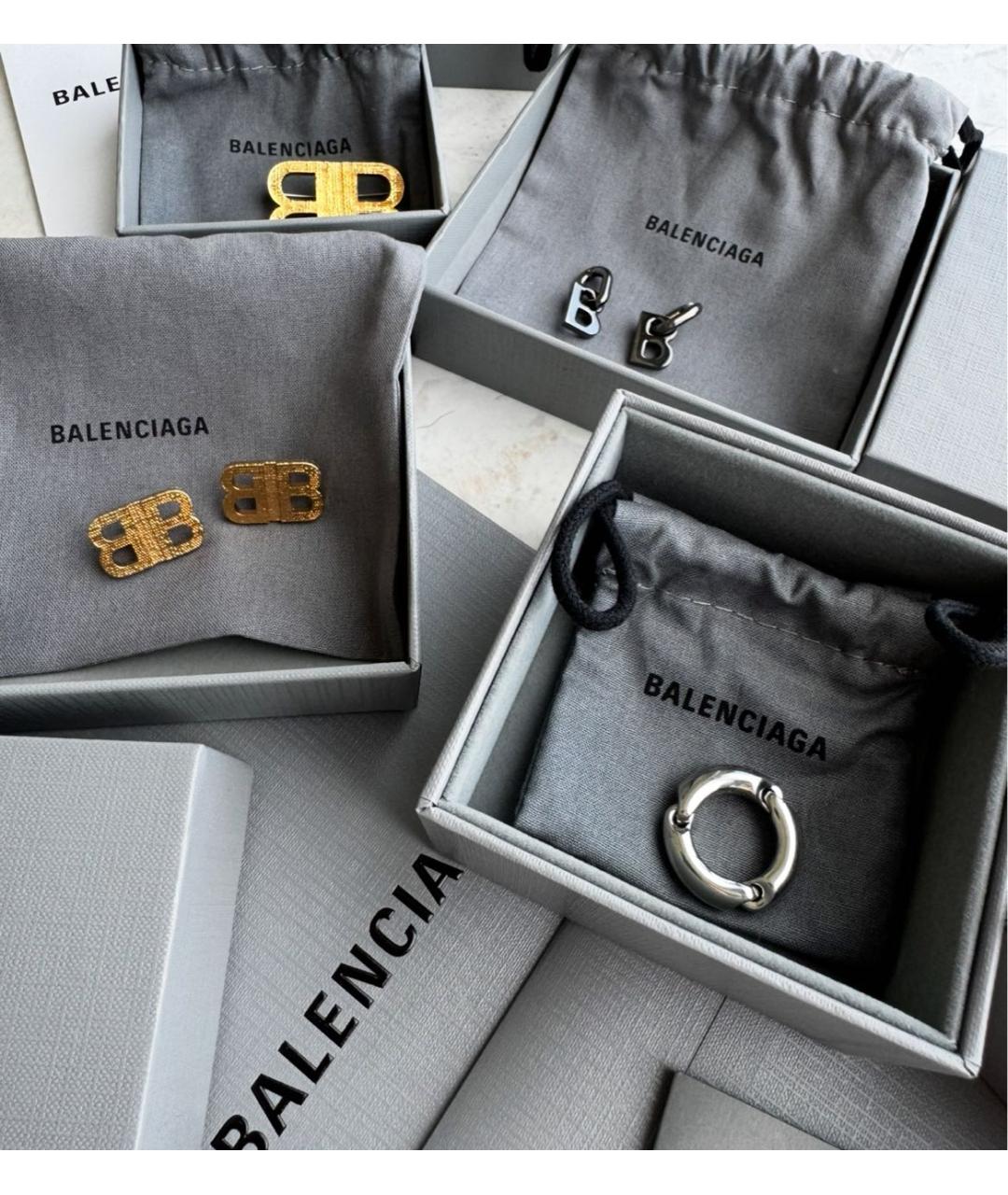 BALENCIAGA Золотая металлическая булавка / брошь, фото 4