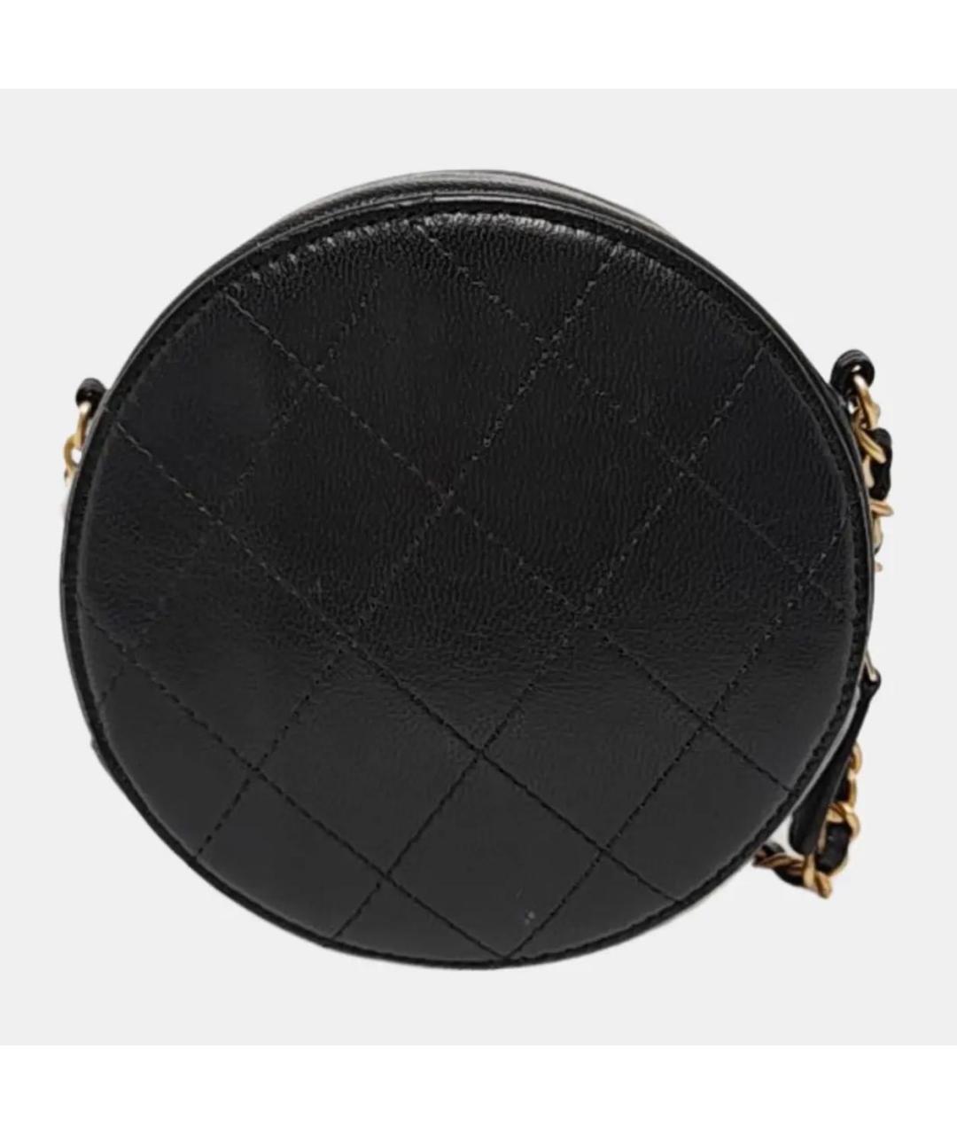 CHANEL Черная кожаная сумка через плечо, фото 4