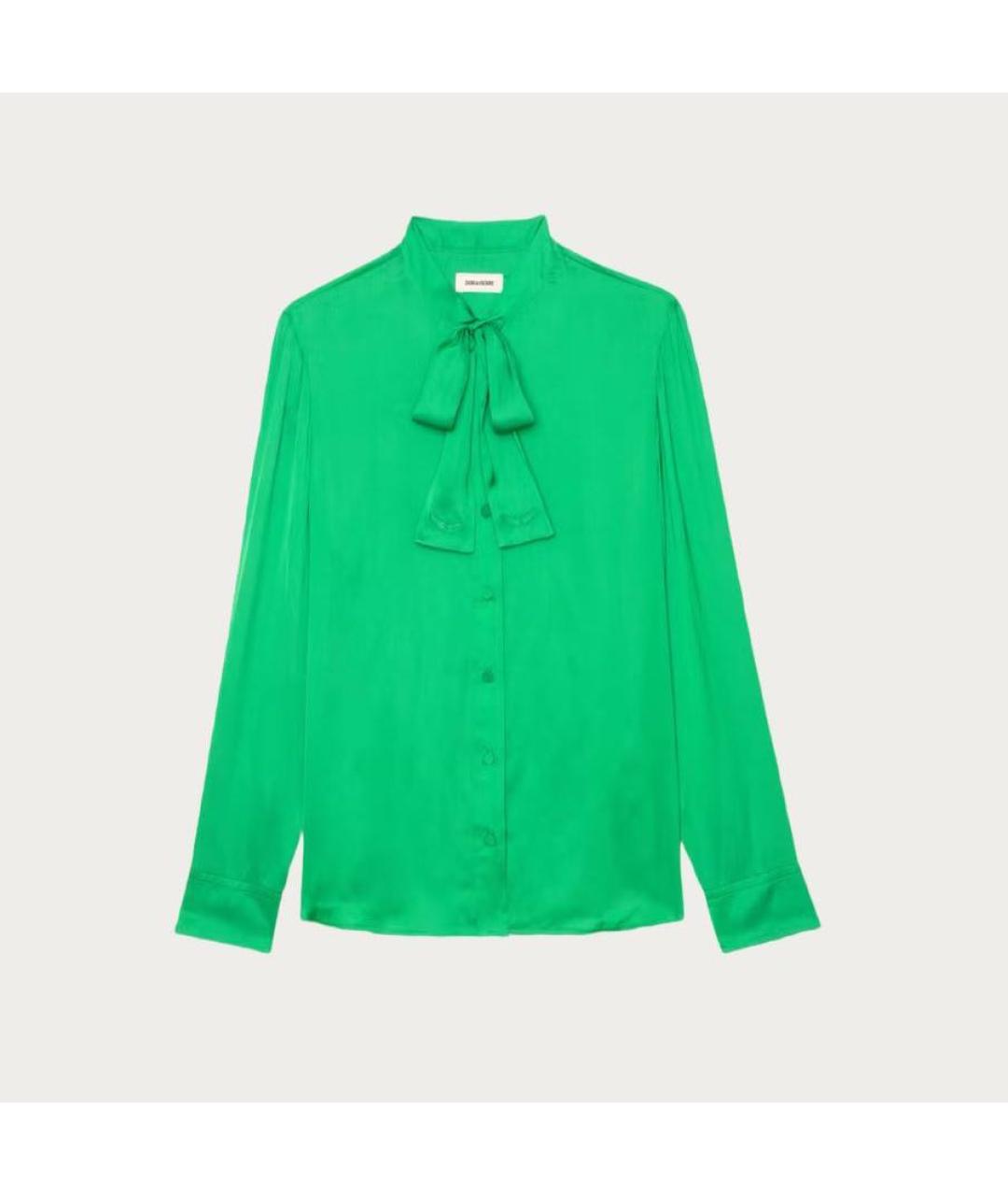 ZADIG & VOLTAIRE Зеленая синтетическая блузы, фото 4