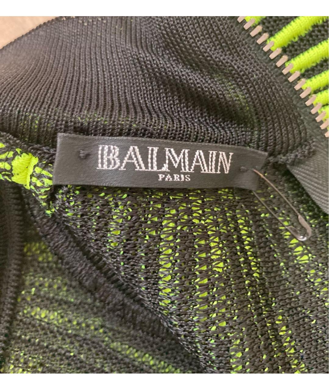 BALMAIN Мульти вискозное коктейльное платье, фото 4