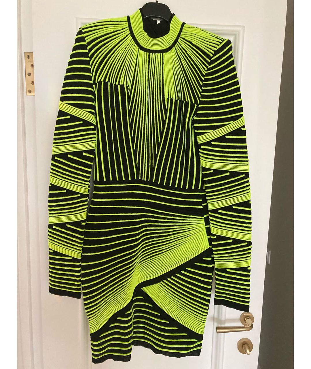 BALMAIN Мульти вискозное коктейльное платье, фото 6