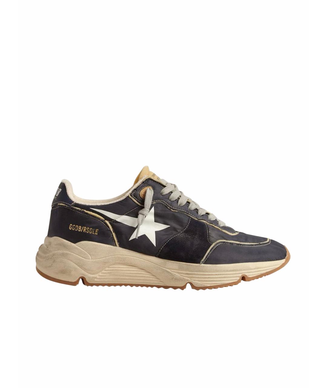 GOLDEN GOOSE DELUXE BRAND Темно-синие низкие кроссовки / кеды, фото 1