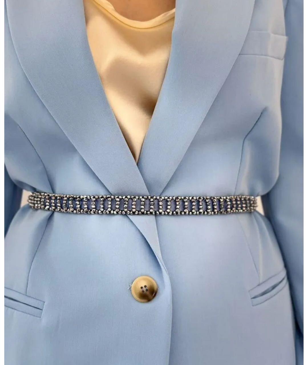 MAX MARA Голубой ремень, фото 6