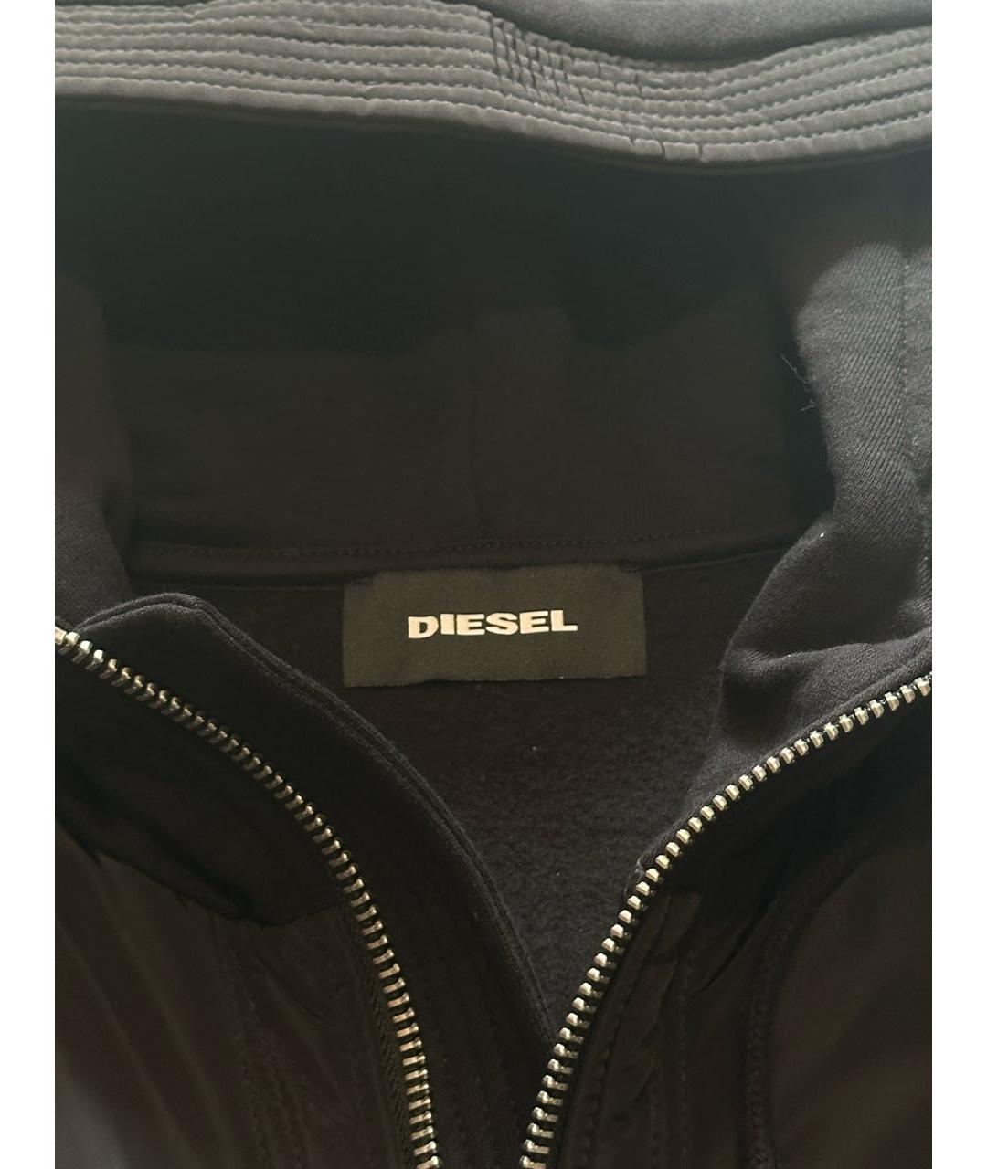 DIESEL Черная хлопковая куртка, фото 3