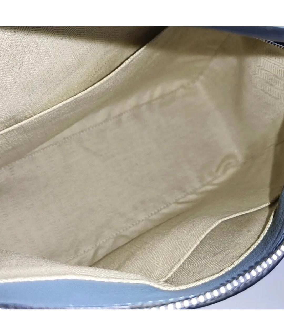LOEWE Голубая кожаная сумка тоут, фото 5