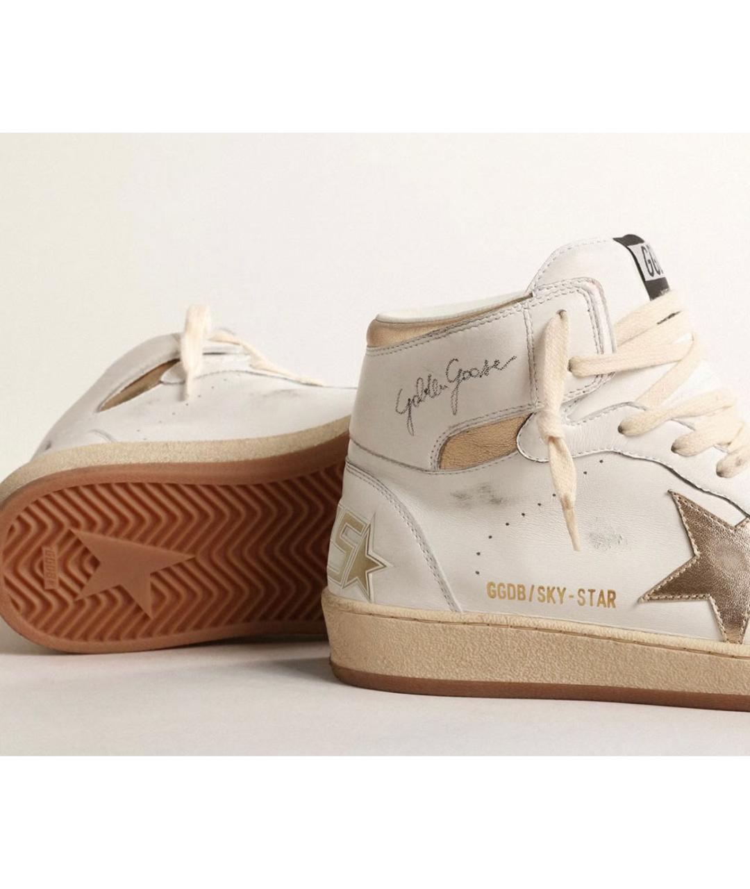 GOLDEN GOOSE DELUXE BRAND Белые кеды, фото 4
