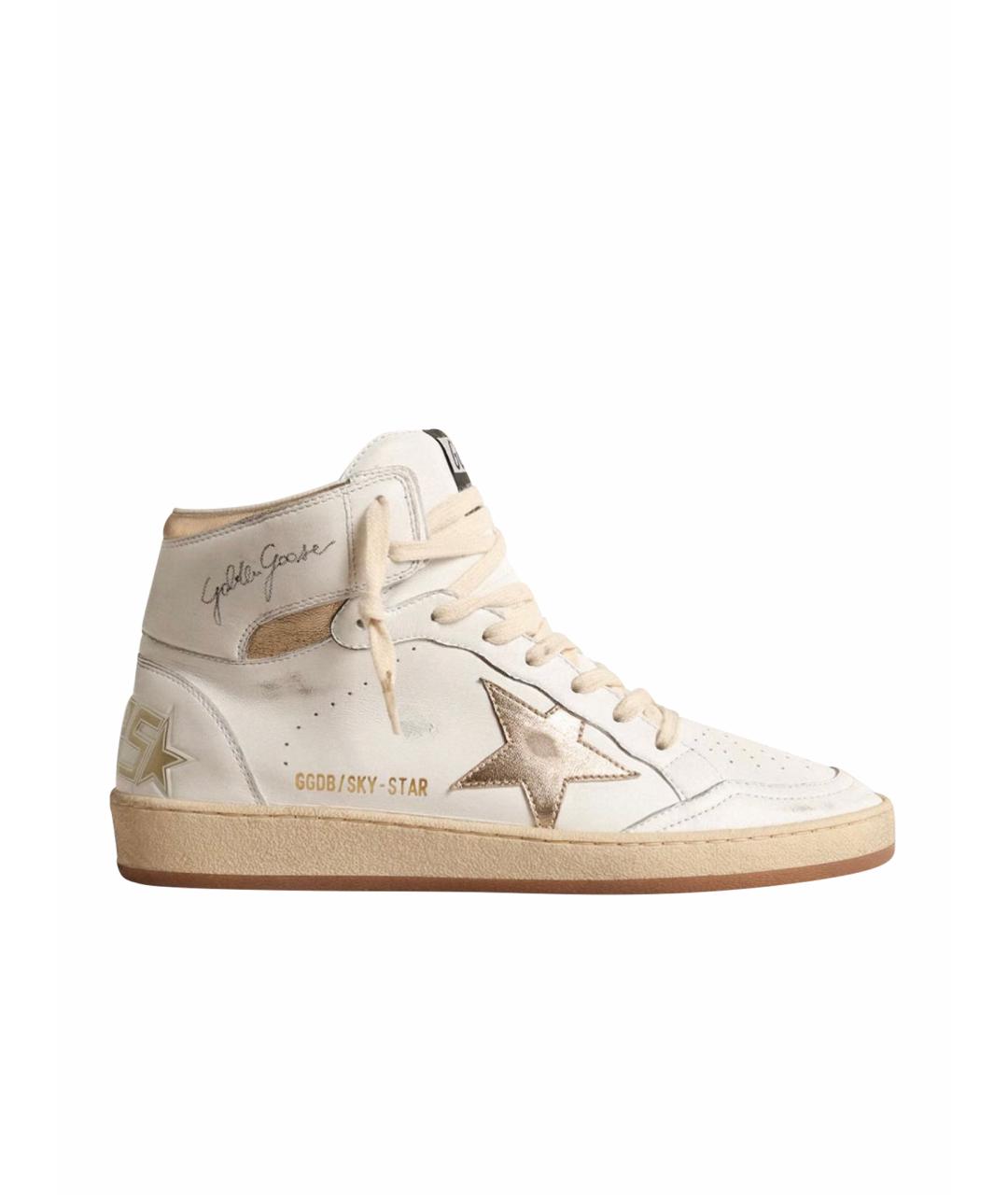 GOLDEN GOOSE DELUXE BRAND Белые кеды, фото 1