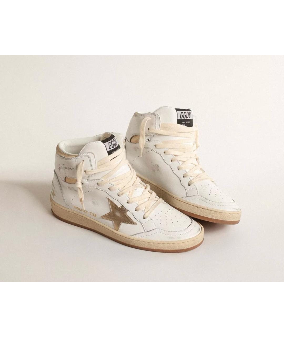GOLDEN GOOSE DELUXE BRAND Белые кеды, фото 2