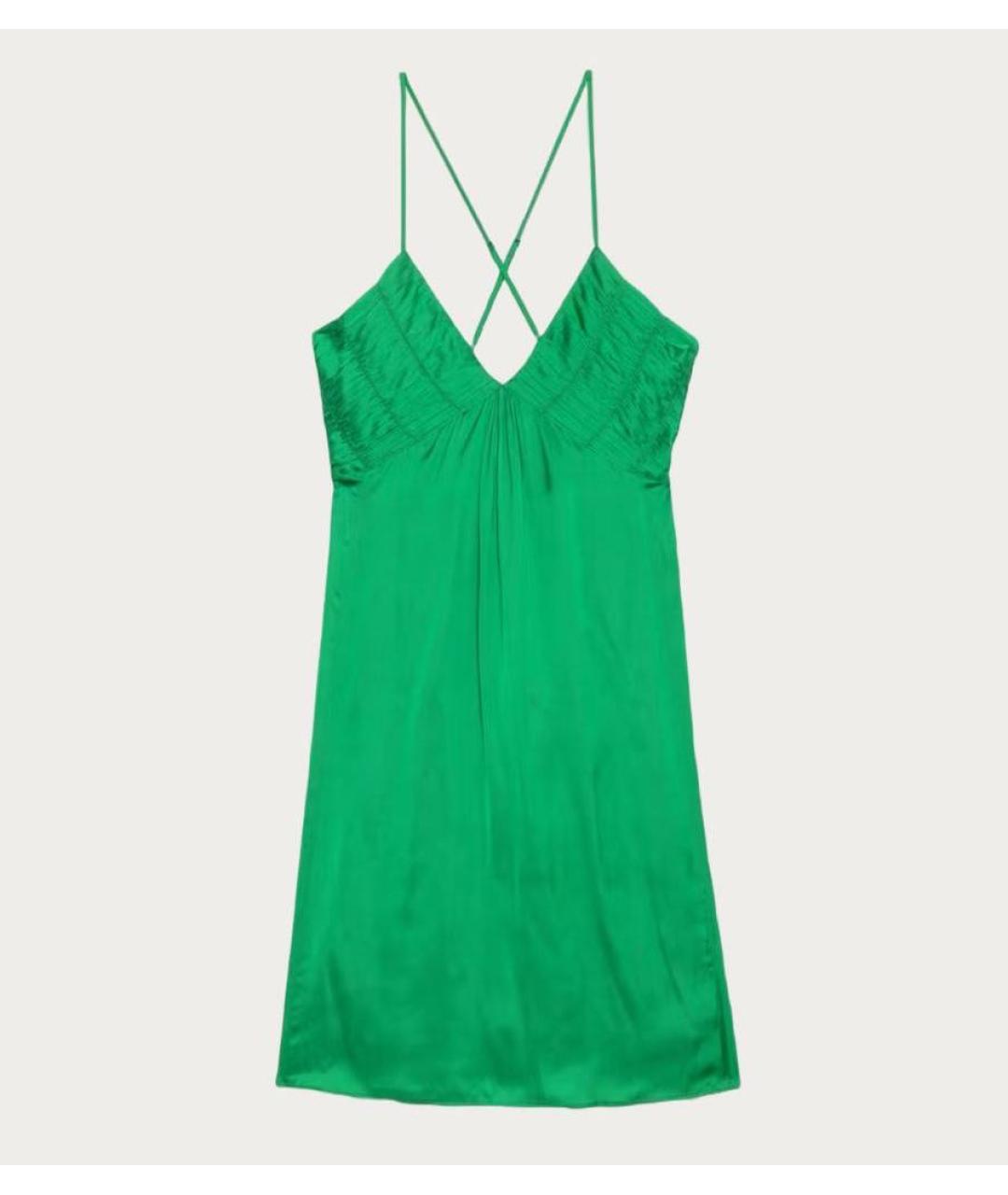 ZADIG & VOLTAIRE Зеленый полиэстеровый сарафан, фото 4
