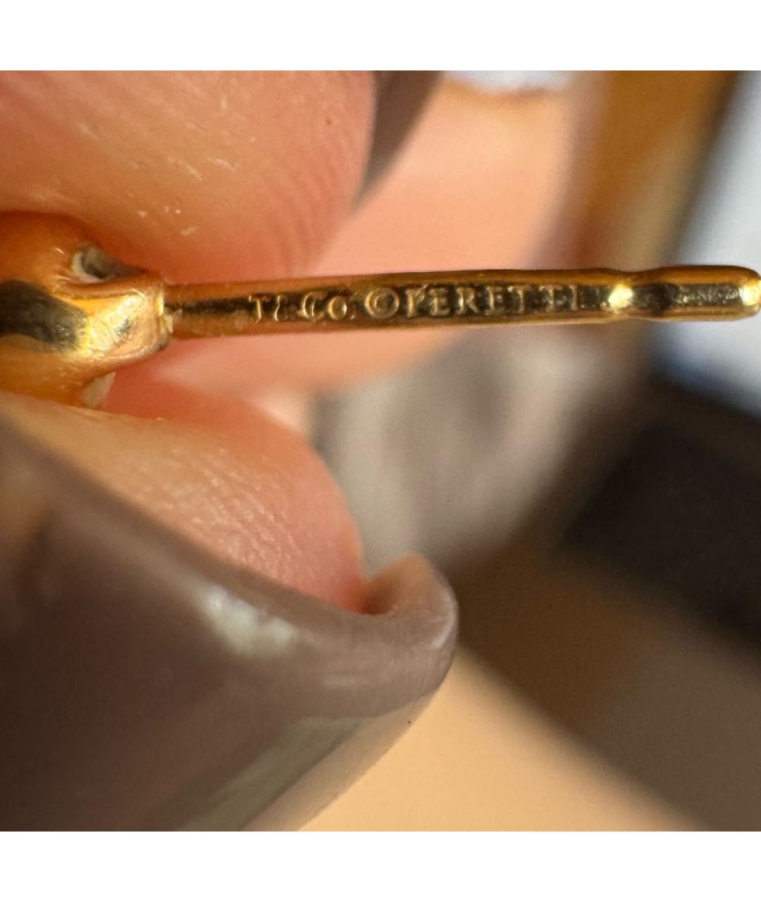 TIFFANY&CO Золотые серьги из розового золота, фото 4