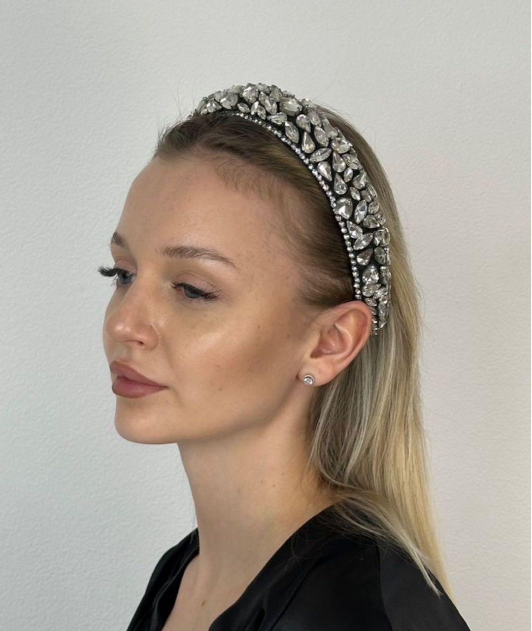 MAX MARA Серебрянный ободок, фото 5