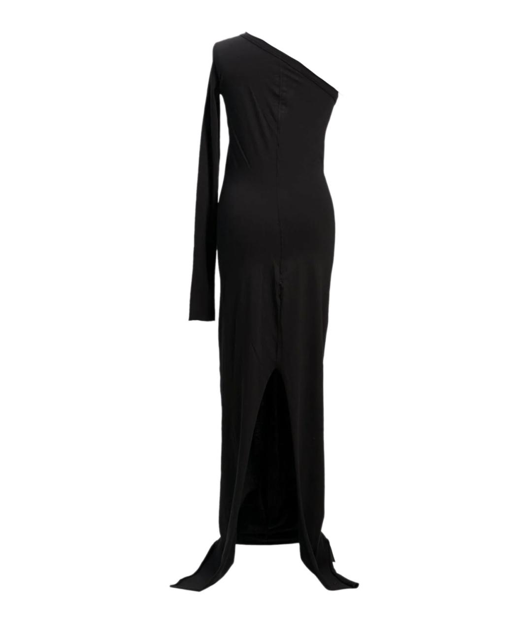 RICK OWENS DRKSHDW Черное хлопковое платье, фото 2