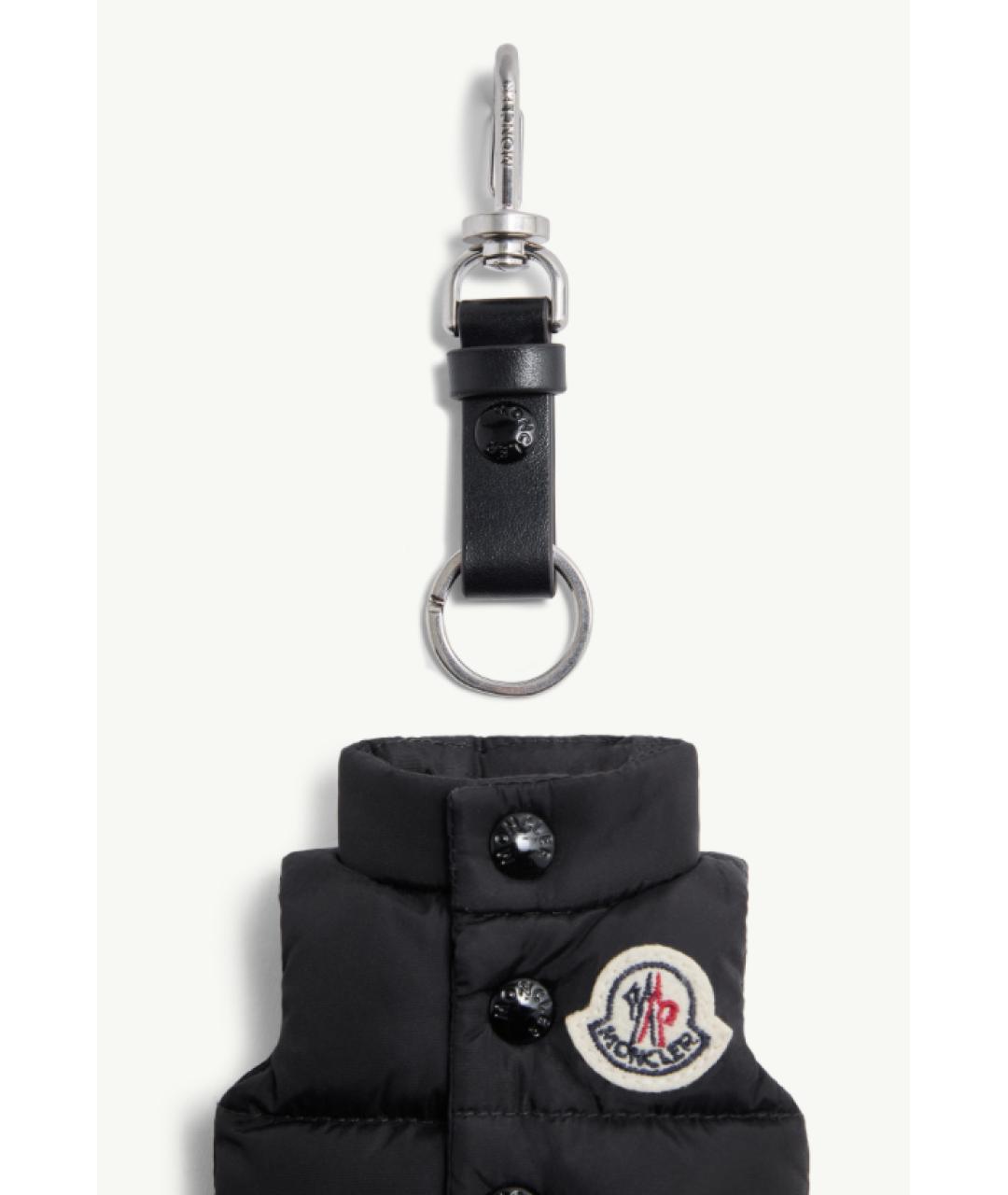 MONCLER Черный брелок, фото 3