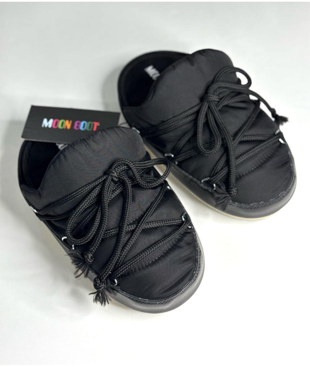 MOON BOOT Черные мюли, фото 3