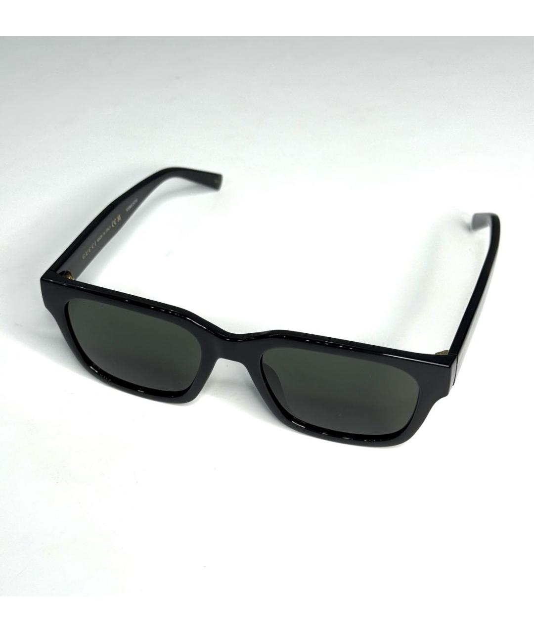GUCCI Черные пластиковые солнцезащитные очки, фото 9