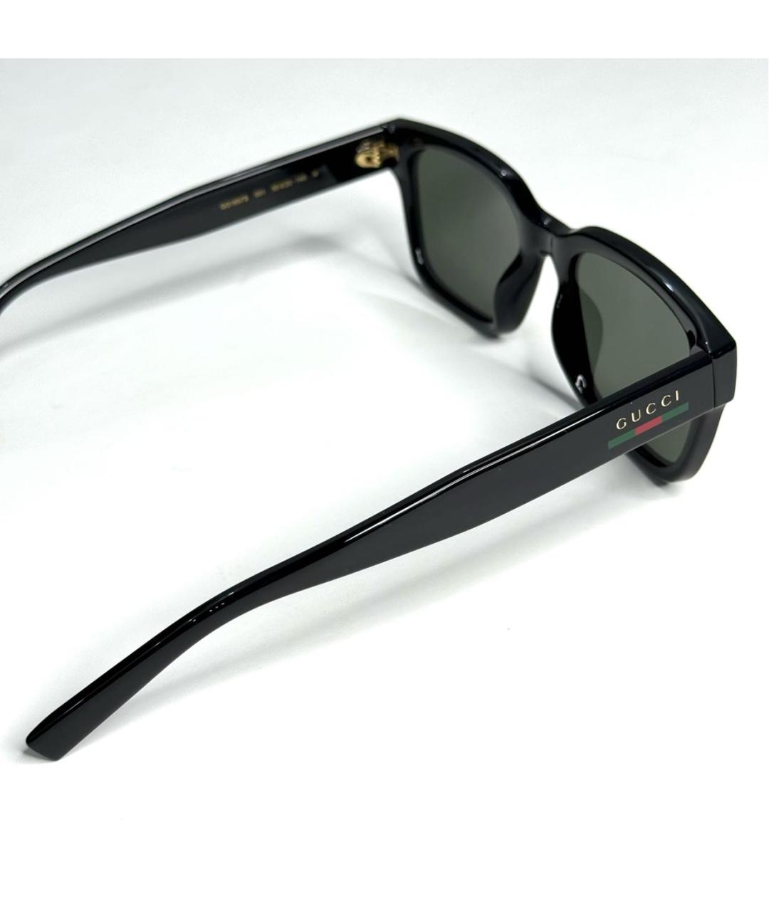 GUCCI Черные пластиковые солнцезащитные очки, фото 6