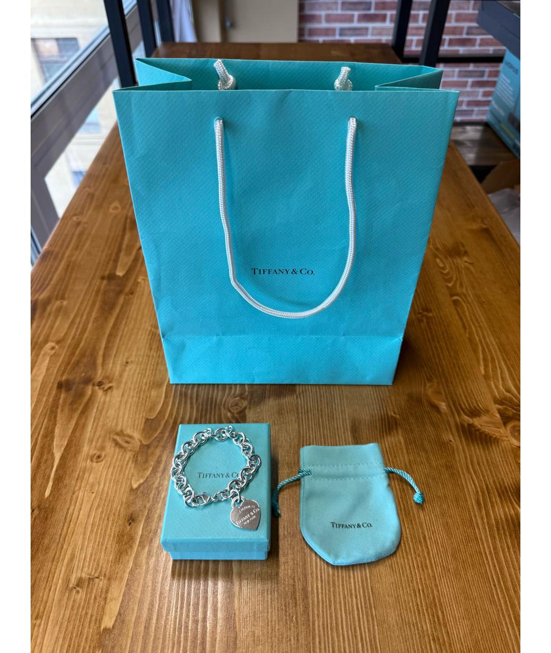 TIFFANY&CO Серебрянный серебряный браслет, фото 2
