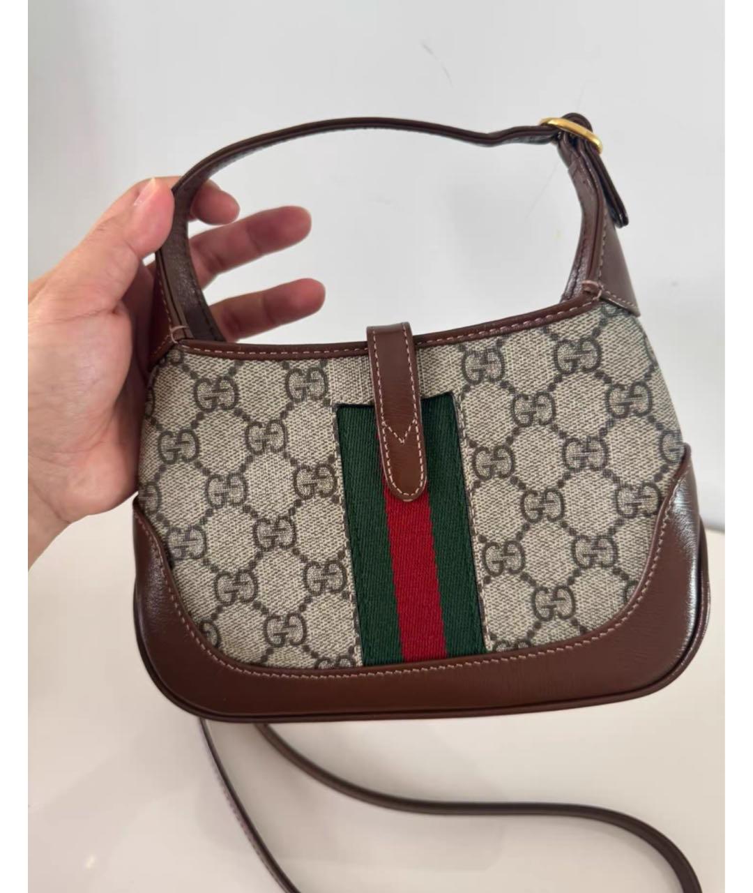 GUCCI Коричневая сумка через плечо, фото 7