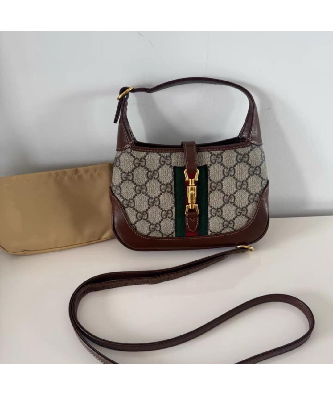 GUCCI Коричневая сумка через плечо, фото 9