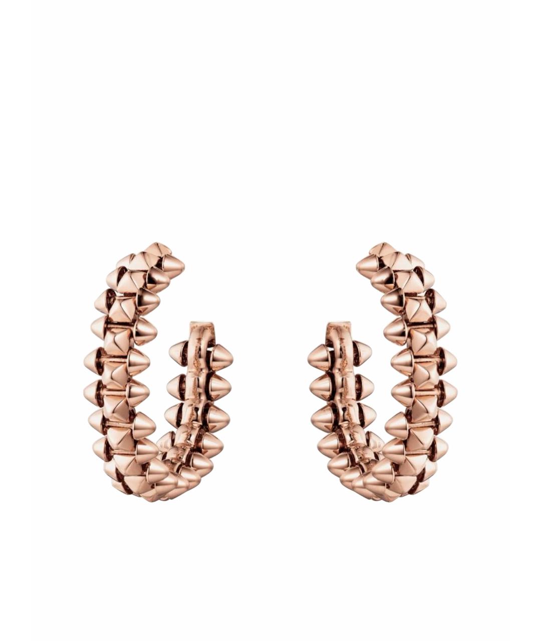 CARTIER Золотые серьги из розового золота, фото 1