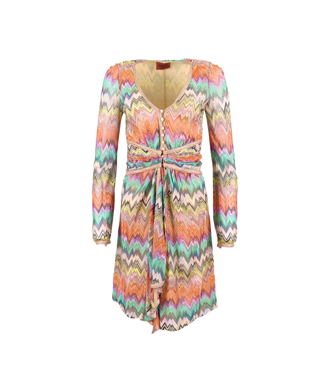 MISSONI Мульти вискозное повседневное платье, фото 1