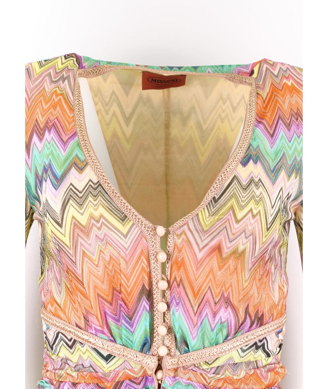 MISSONI Мульти вискозное повседневное платье, фото 4