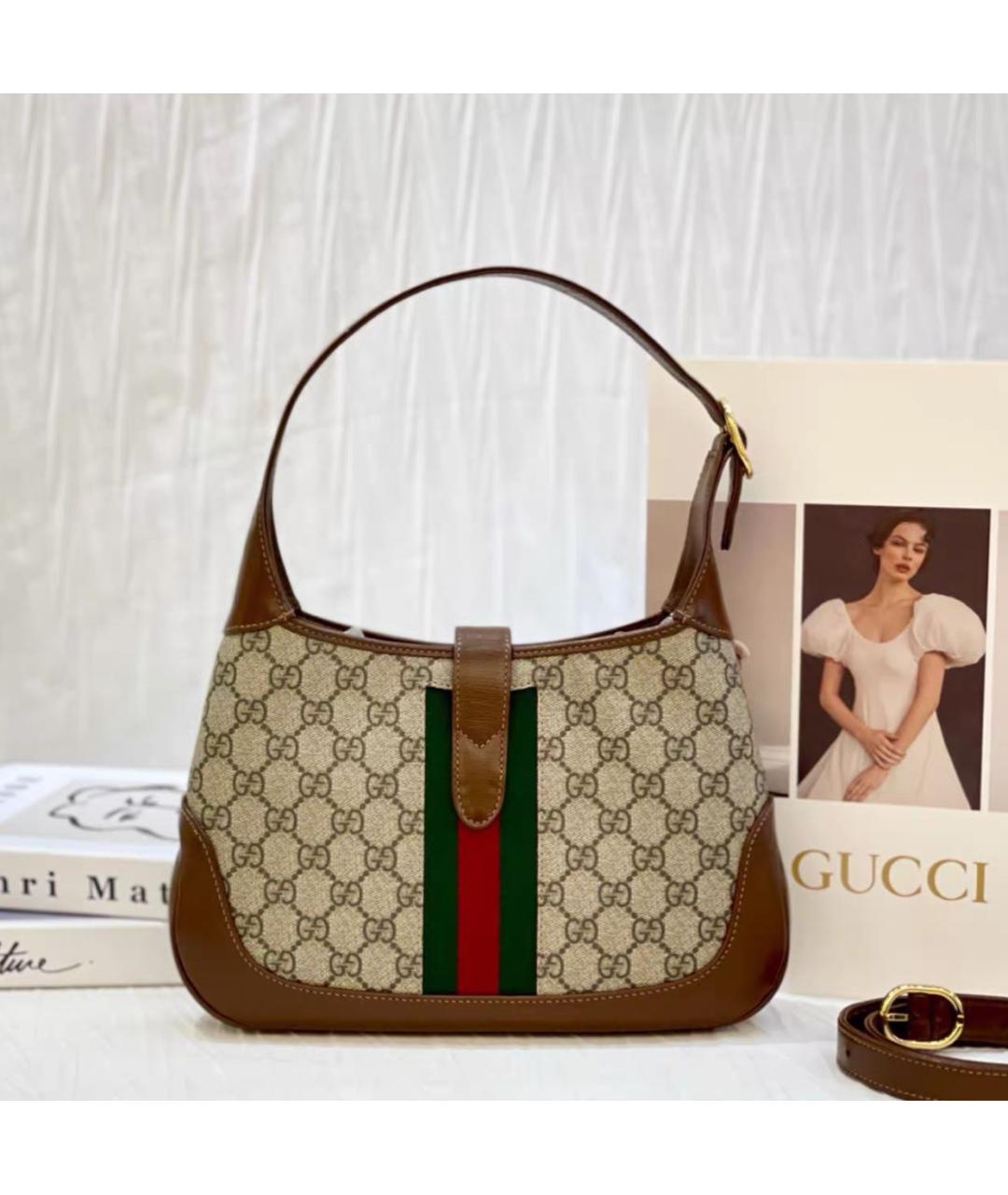 GUCCI Коричневая сумка с короткими ручками, фото 3