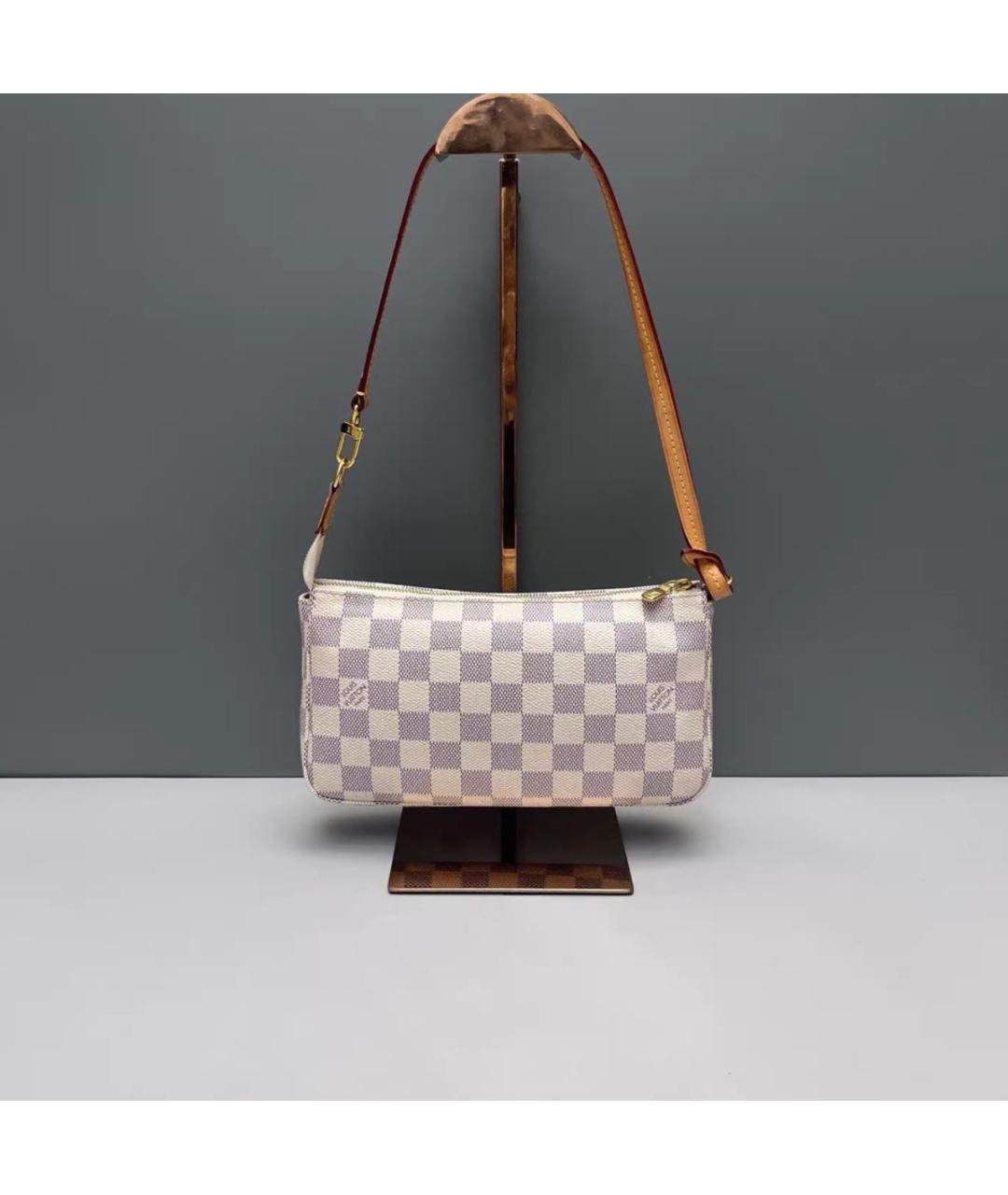 LOUIS VUITTON Бежевая сумка через плечо, фото 7