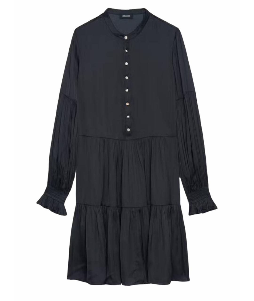 ZADIG & VOLTAIRE Черное полиэстеровое повседневное платье, фото 1